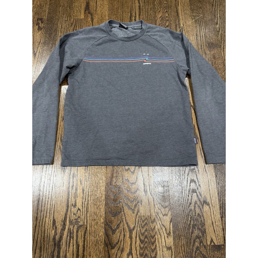 Patagonia Men's Blue Tide Ride Lightweight Crew Sweatshirt Small